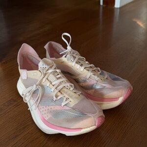 adizero adios pro 3 Women's Pink and Cream Running Shoes Adidas size 8.5